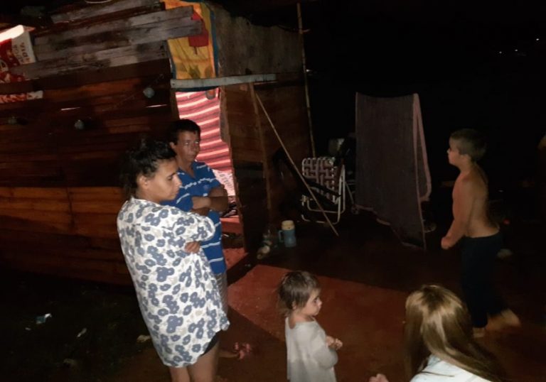 Tormenta en Posadas: asistieron a familias damnificados en distintos puntos de la ciudad