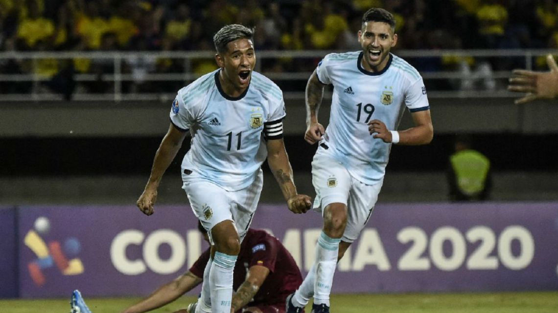 Argentina goleó a Venezuela y sigue con su andar perfecto hacia Tokio 2020