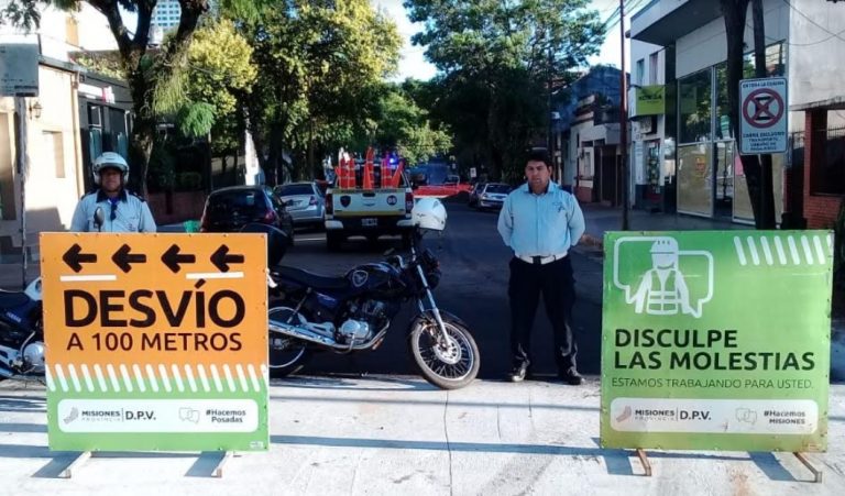 Este fin de semana comenzarán obras viales en calle Bolívar de Posadas
