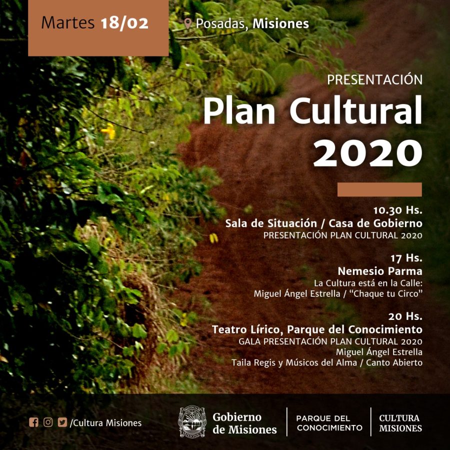 El martes se presentará el Plan Cultural 2020