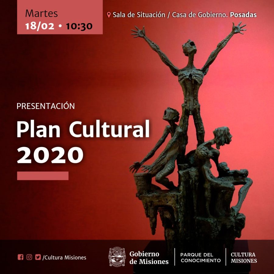El martes se presentará el Plan Cultural 2020 1 2 - 1 3 - 1