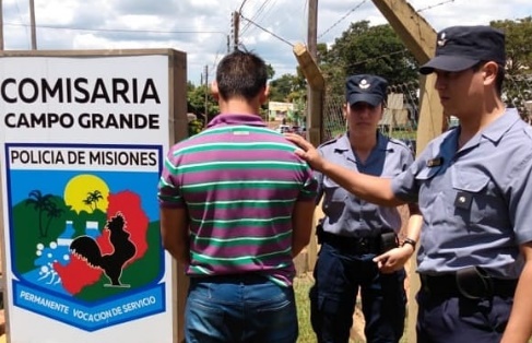Campo Grande: amenazó de muerte a su pareja con un arma de fuego y terminó detenido