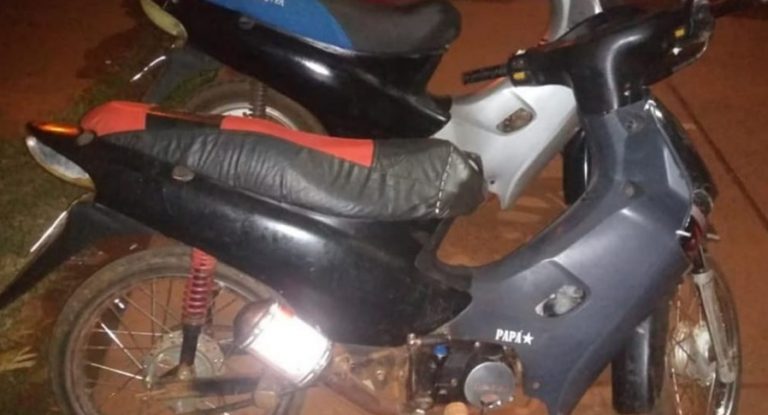 Candelaria: recuperaron una motocicleta robada y arrestaron a un hombre