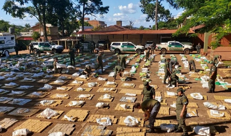 Golpe al narcotráfico: incautaron más de 10 toneladas de marihuana en Oberá