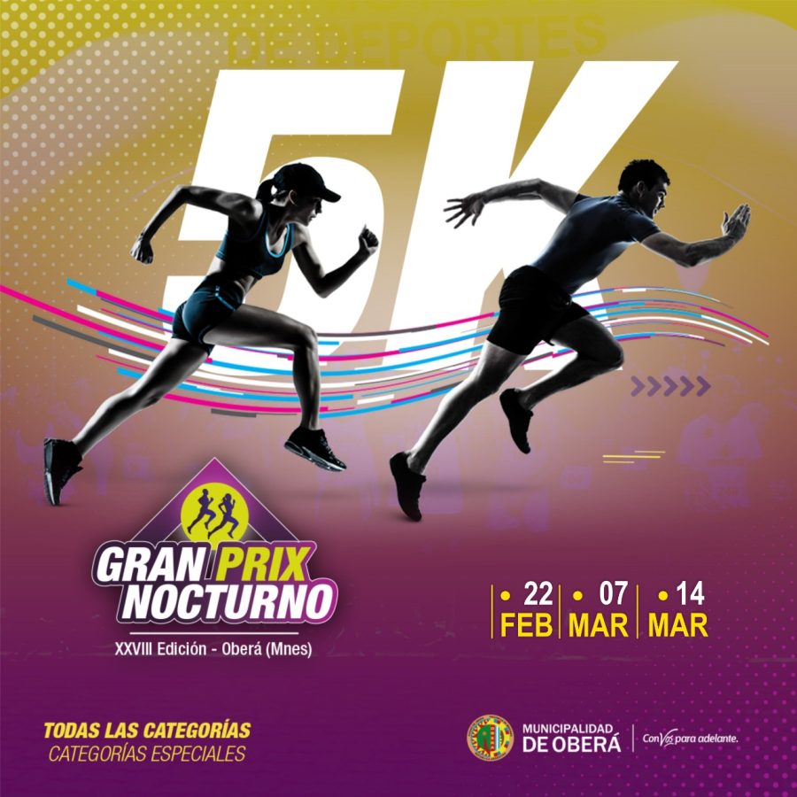 Gran Prix Nocturno de Oberá: habilitaron las inscripciones on-line