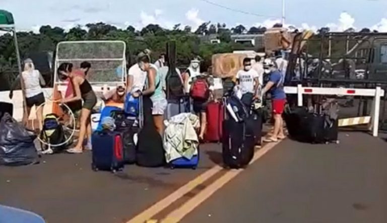 Los argentinos que estaban varados en Brasil ya ingresaron al país