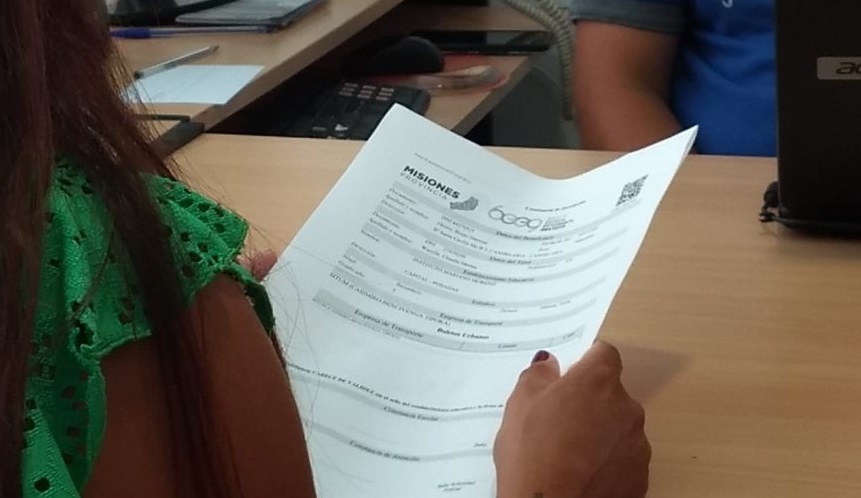 Continúan las inscripciones para el Boleto Estatal Educativo Gratuito en Posadas