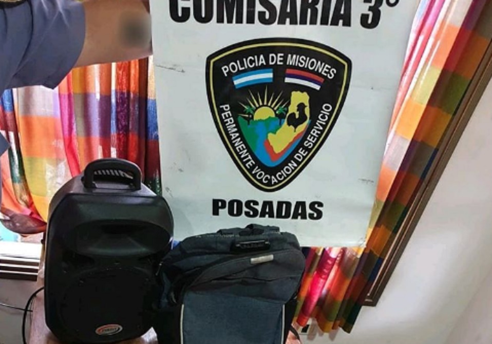 Posadas: joven fue detenido tras robar objetos de una casa