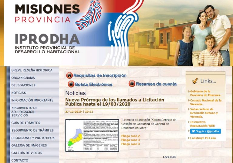 Iprodha en cuarentena: los beneficiarios pueden abonar sus cuotas de manera online
