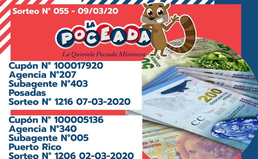 Especial de la Poceada: hubo ganadores en Posadas y Puerto Rico