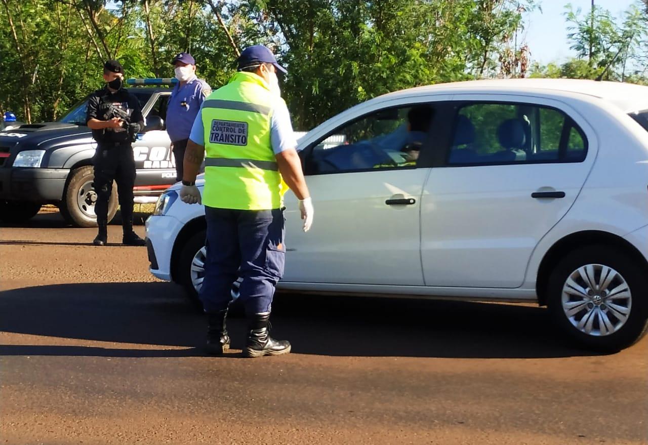 Cuarentena obligatoria: la Dirección Tránsito Municipal colabora en los controles