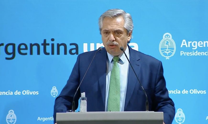 Alberto Fernández: “Debemos estar unidos para enfrentar la crisis del coronavirus”