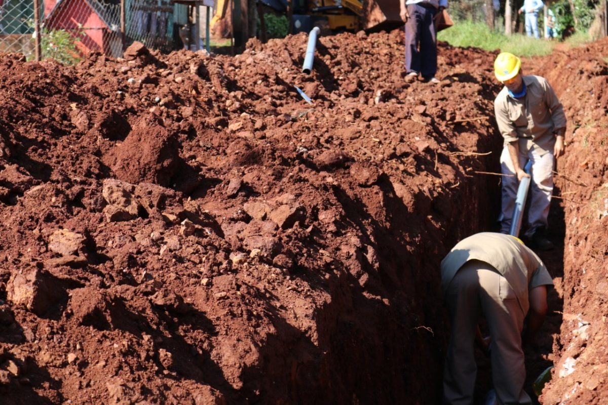 Oberá: extendieron red de agua potable en Caballeriza