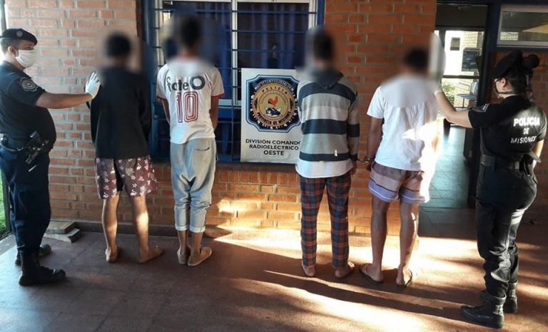 Cuatro detenidos por robo en una vivienda de Posadas