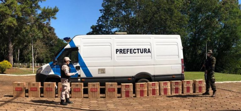 Secuestraron cargamento millonario de cigarrillos ilegales en Iguazú