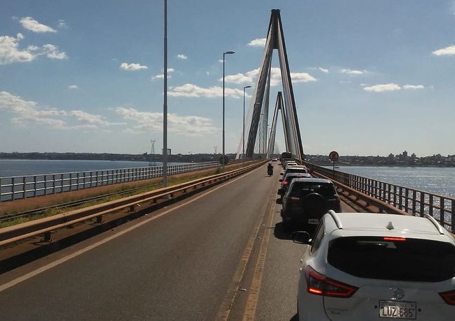 Puente San Roque González, uno de los ocho pasos terrestres habilitados para el regreso de argentinos