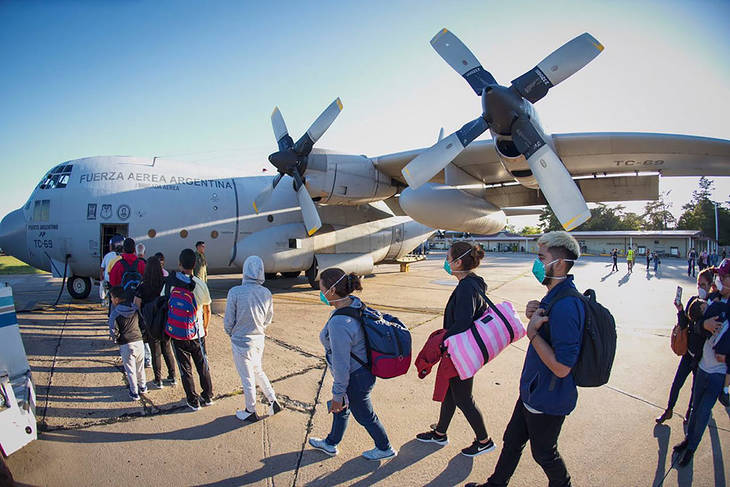 Repatriarán a otros 3.000 argentinos varados en Europa, América Latina y Estados Unidos