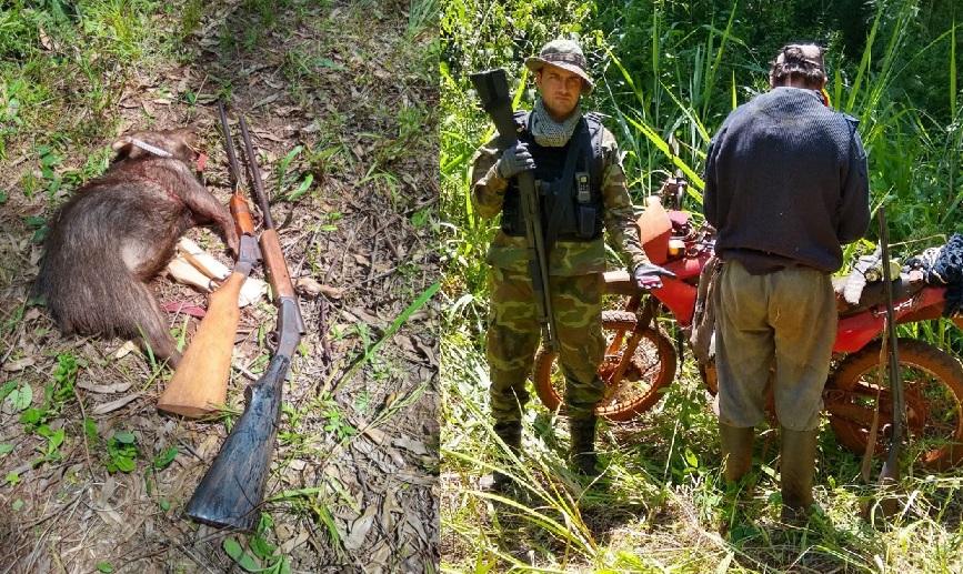La caza furtiva no se detiene ni en cuarentena: “Hay muchos detenidos, armas y vehículos secuestrados”, dijo Vialey