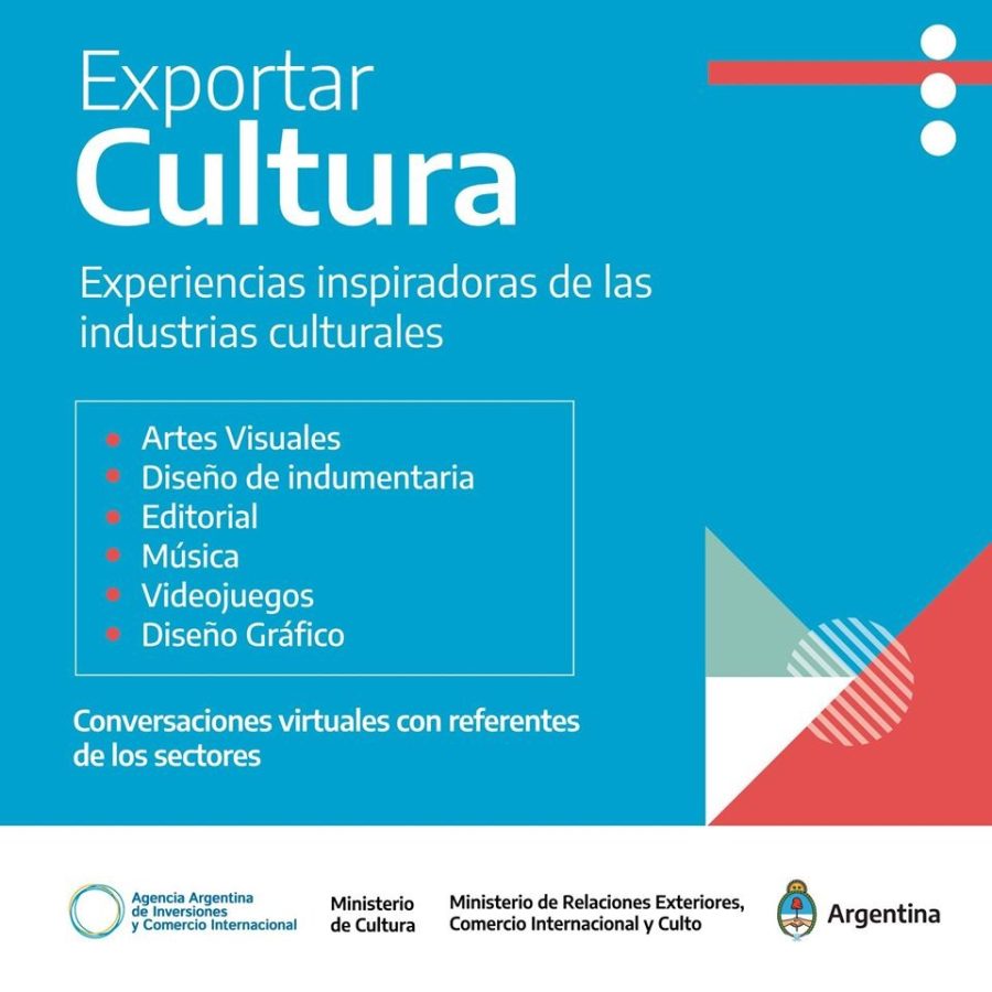 Convocan al ciclo Exportar Cultura para descubrir experiencias inspiradoras