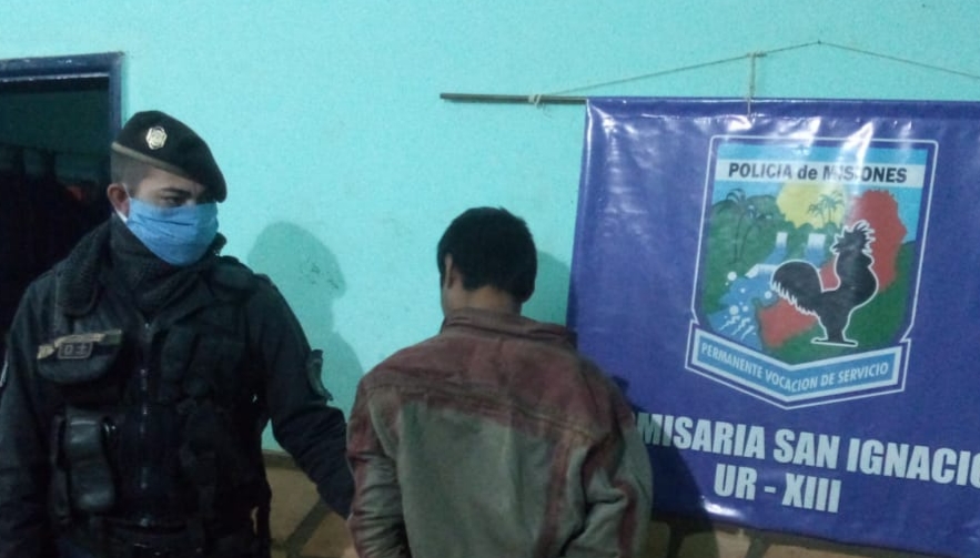 Atraparon a un joven cuando salía de una casa con un objeto robado en San Ignacio