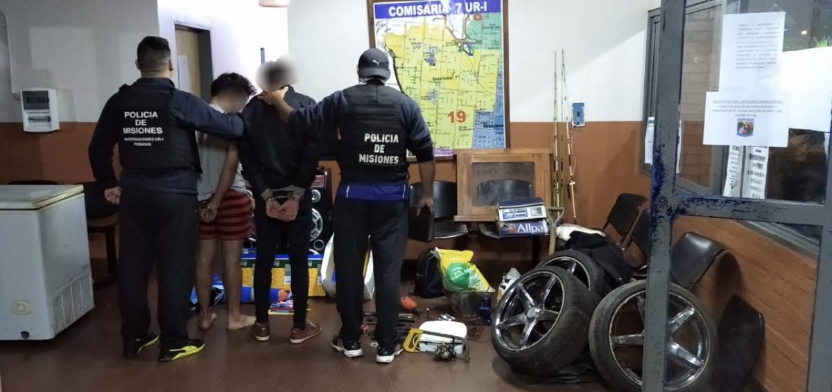 Detuvieron a dos jóvenes involucrados en al menos cuatro robos ocurridos en Villa Cabello