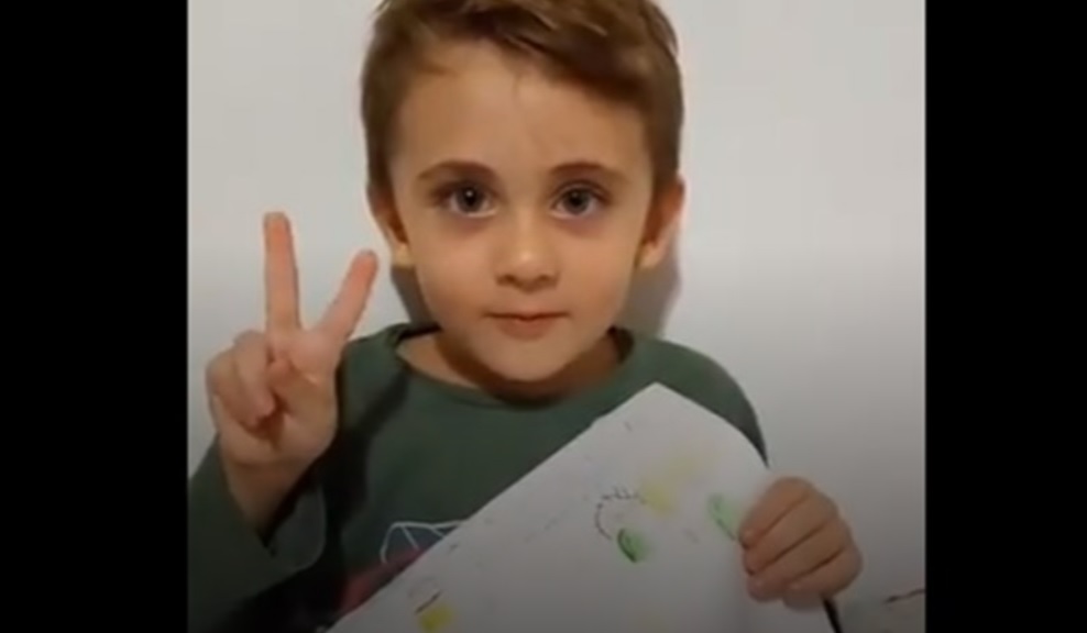 El tierno mensaje de un nene de 4 años vía Twitter para el Presidente
