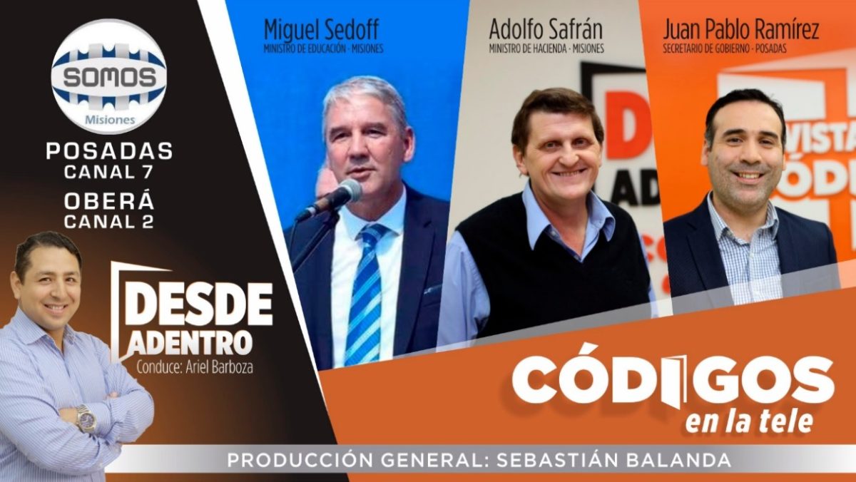 Mirá la galería de imágenes de un nuevo programa de Códigos en la Tele
