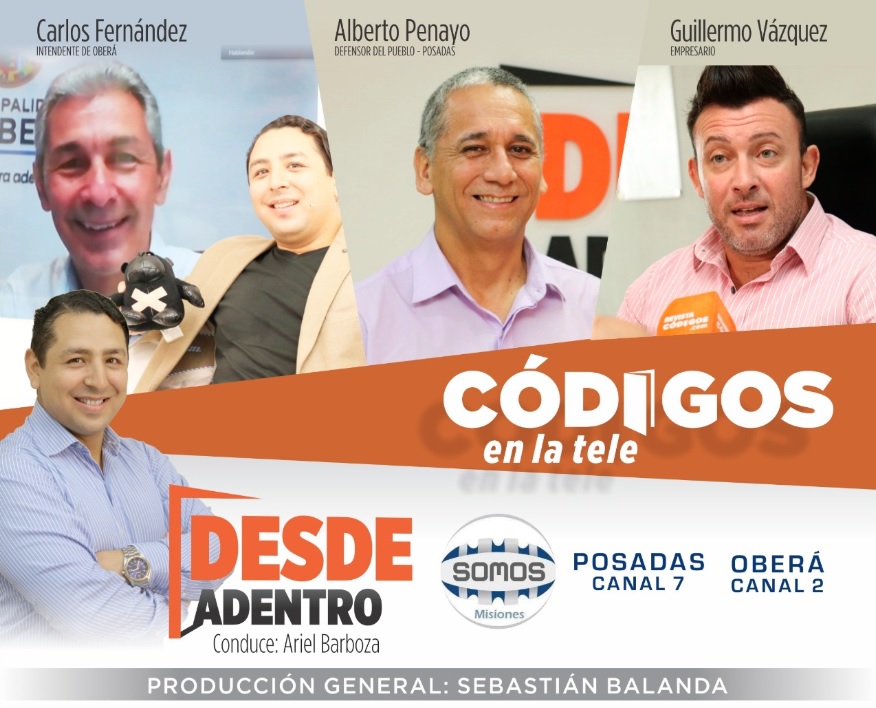 Mirá la galería de imágenes de un nuevo programa de Códigos en la Tele