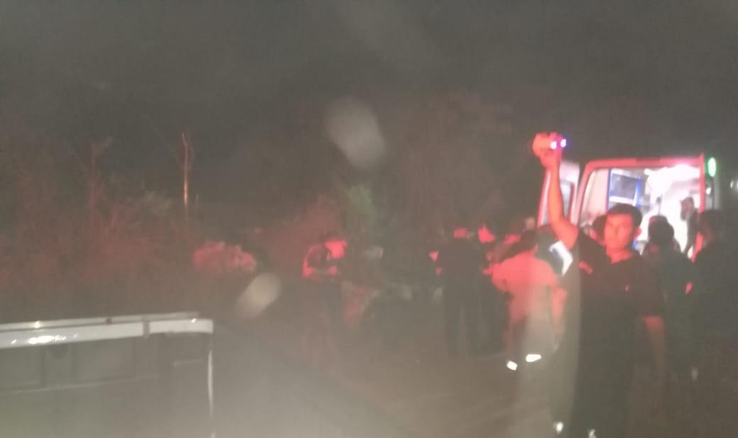 Volcó un camión que transportaba tareferos en San Pedro: no hubo lesionados de gravedad