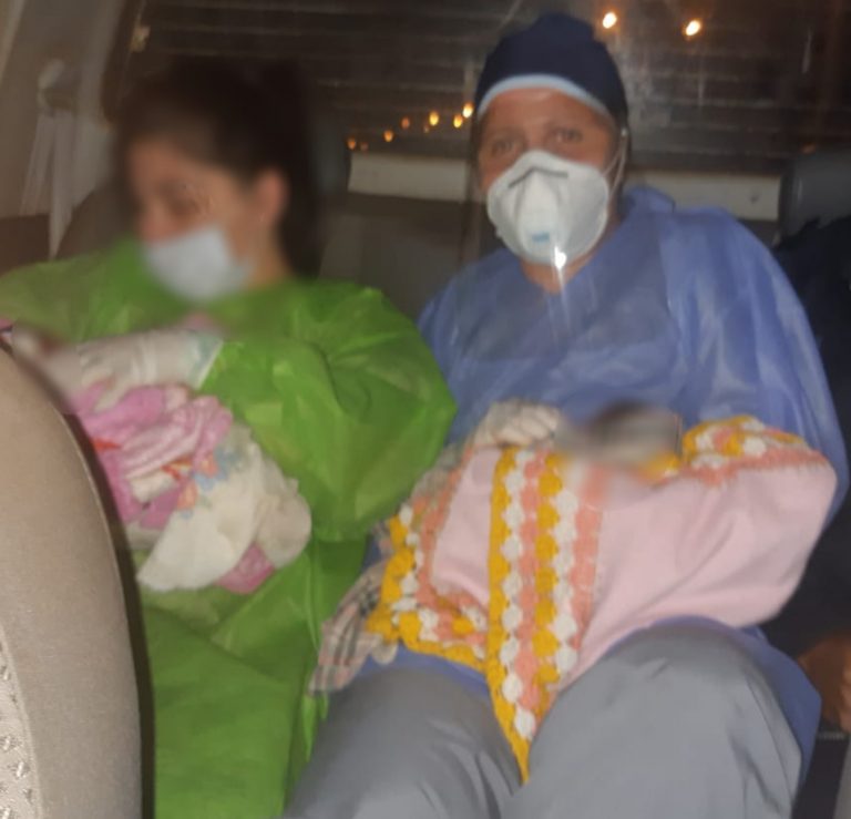 Candelaria: asistieron a una mujer que dio a luz a gemelas prematuras