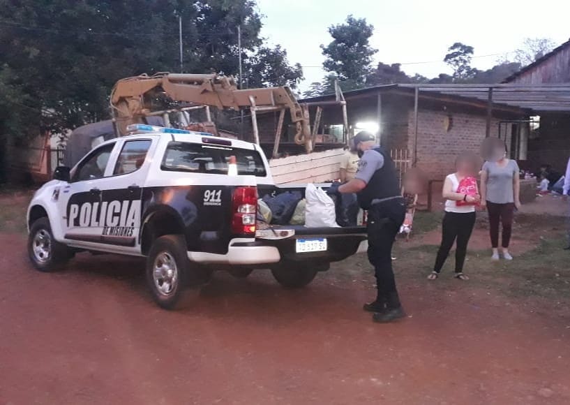 Asistieron a familia obereña que perdió su vivienda en un incendio