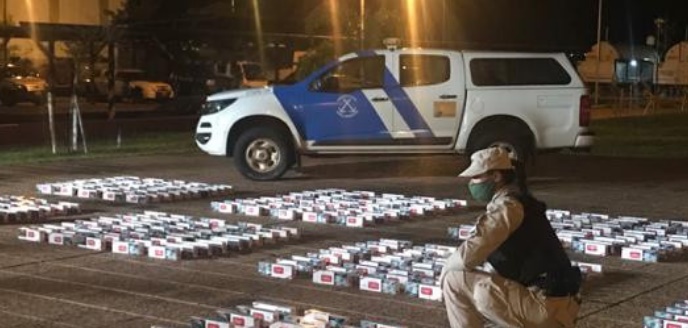 Misiones: en tres procedimientos secuestraron más de siete mil atados de cigarrillos por un millón de pesos