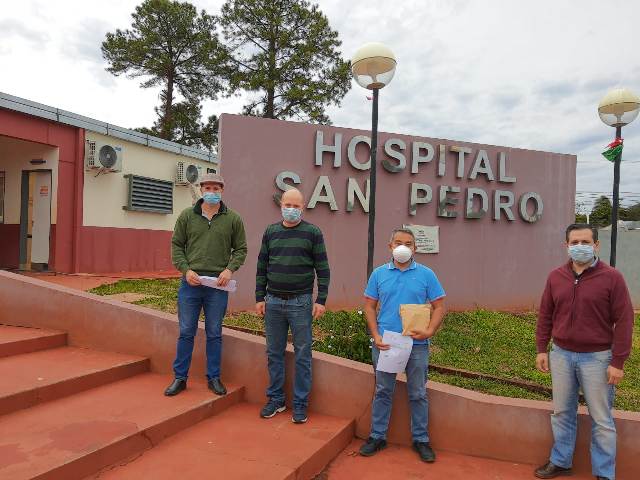 Hospitales de Iguazú y San Pedro recibieron donaciones para prevenir el COVID-19
