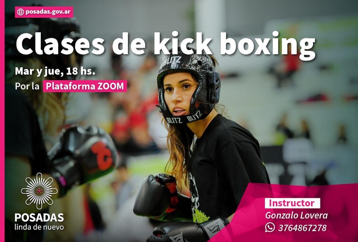 Dictan clases virtuales y gratuitas de “Kick Boxing” en Posadas