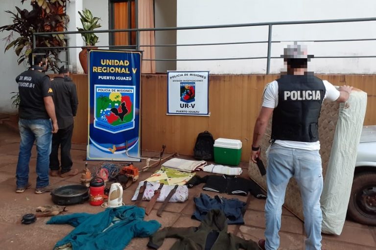 Puerto Iguazú: robó objetos de una vivienda y terminó arrestado