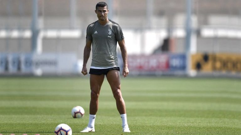 Cristiano Ronaldo volvió a entrenar con la Juventus después de 72 días
