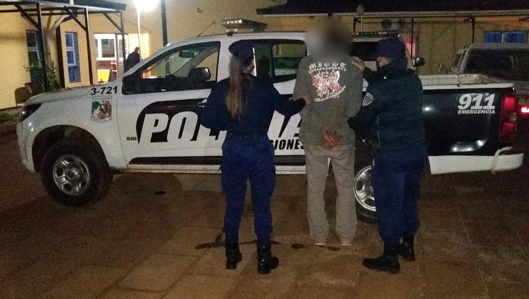 Infractores de la cuarentena demorados, un vehículo secuestrado y un violento detenido