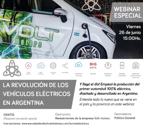 Misiones hacia un futuro tecnológico sustentable: este viernes, charla sobre vehículos 100% eléctricos