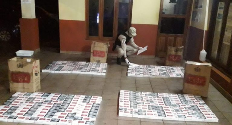 Misiones: en cuatro procedimientos secuestraron cigarrillos por más de un millón de pesos