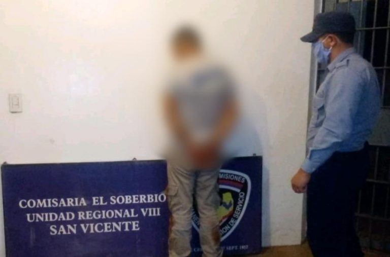 El Soberbio: automovilista alcoholizado despistó con su vehículo sobre la ruta provincial  13 y terminó preso