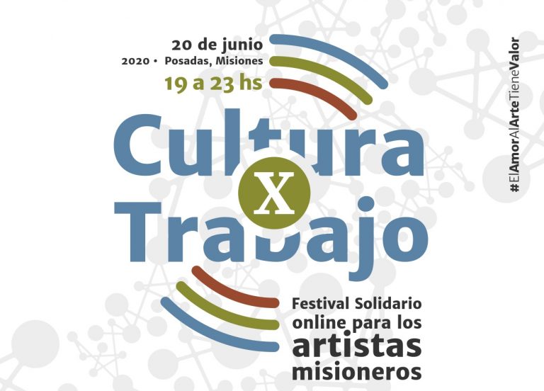 Cultura x Trabajo: hoy arranca el 1º Festival Solidario online para artistas misioneros