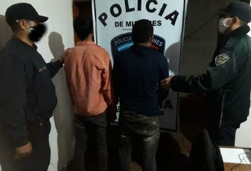Paraje Nueva Libertad: secuestraron casi una tonelada de hoja verde y arrestaron a dos hombres