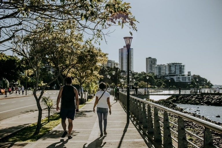 Caminata recreativa en Posadas: unas 21 mil personas disfrutaron del domingo soleado en la Costanera