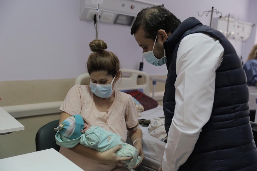 Primer nacimiento en el nuevo Hospital Materno Neonatal