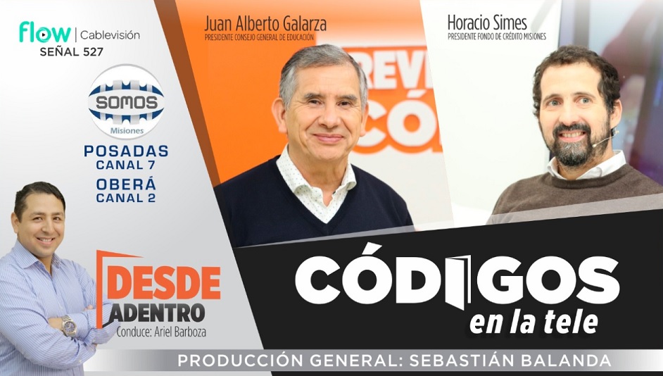 Mirá la galería de imágenes de un nuevo programa de Códigos en la Tele