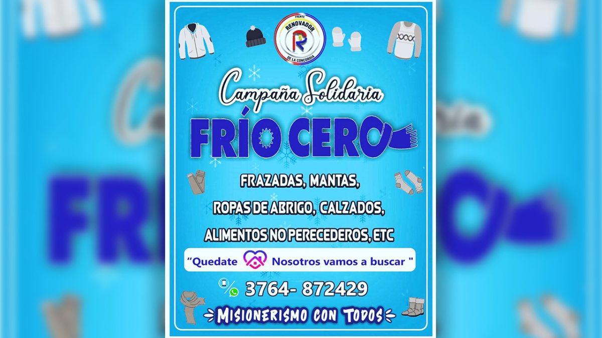 Solidaridad en tiempos de pandemia: recolectan alimentos, abrigos y calzados para los más necesitados