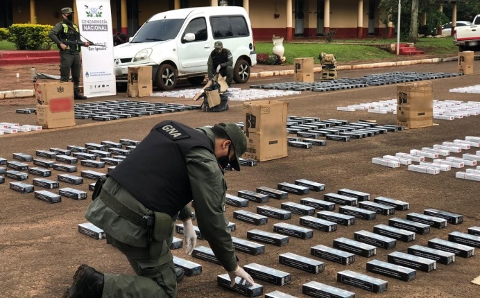 Santa Ana: Gendarmería secuestró cargamento de cigarrillos valuado en más de un millón de pesos