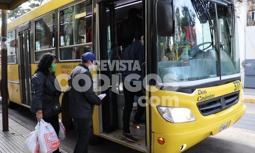 Transporte público: usuarios podrán viajar parados en Misiones