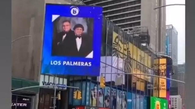 Los Palmeras llegaron al Time Square: serán parte del Festival OnLine