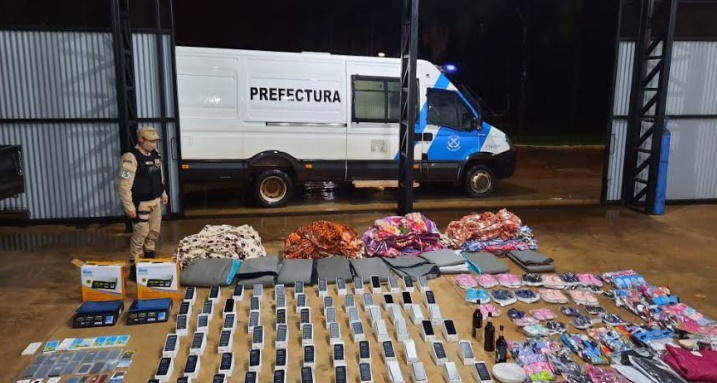 Secuestraron cargamento de mercadería ilegal por más de dos millones de pesos en Iguazú